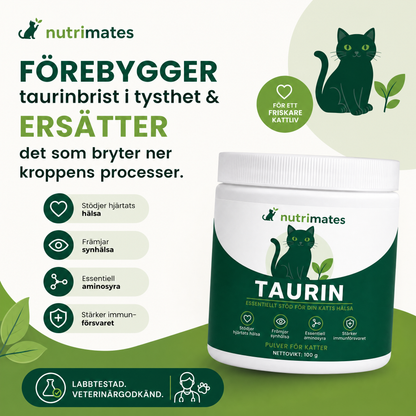 Nutrimates™ Taurin — Stoppa Bristen Innan Du Ser Den