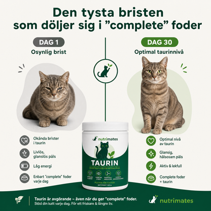 Nutrimates™ Taurin — Stoppa Bristen Innan Du Ser Den